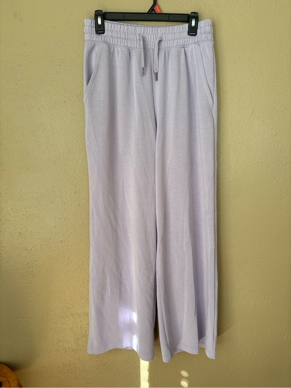 Gilly Hicks Light Lavender Wide-Leg Drawstring Pants